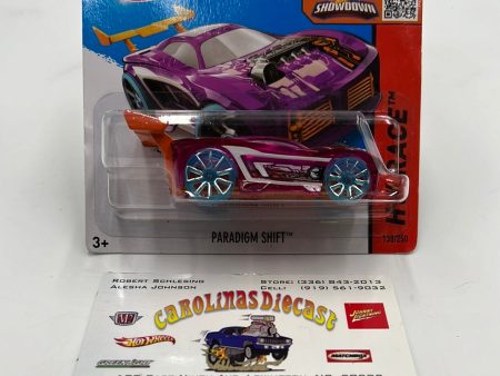 2015 Hot Wheels Treasure Hunt #138 Paradigm Shift Short Card 277R Hot on Sale