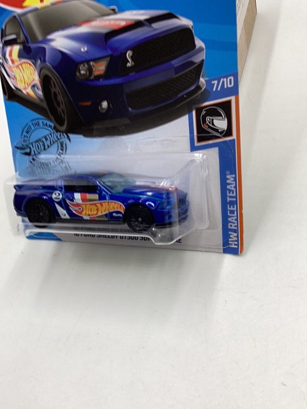 2019 Hot wheels #192 10 Ford Shelby GT500 Super snake blue 24H Cheap