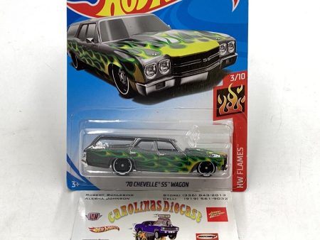 2019 Hot wheels #56 70 Chevelle SS Wagon 18F For Sale