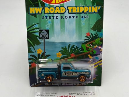 2014 Hot Wheels HW Road Trippin 1978 Dodge Red Express Truck 17 32 160A Fashion