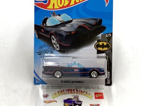 2019 Hot Wheels #118 TV Series Batmobile blue flames 123A Sale