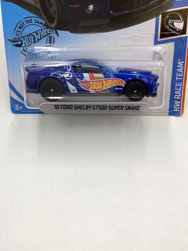 2019 Hot wheels #192 10 Ford Shelby GT500 Super snake blue 24H Cheap