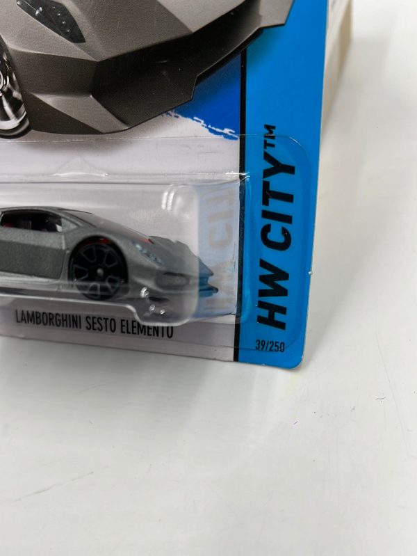 2014 Hot Wheels #39 HW City Lamborghini Sesto Elemento *Veins Back of Card* 102A Cheap