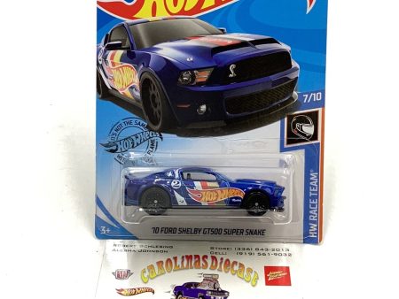 2019 Hot wheels #192 10 Ford Shelby GT500 Super snake blue 24H Cheap