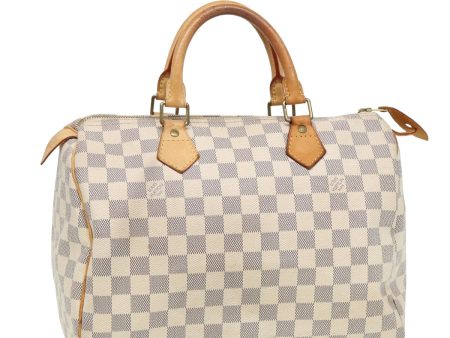 LOUIS VUITTON Damier Azur Speedy 30 Hand Bag N41533  yk13352 Online now