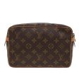 LOUIS VUITTON Monogram Compiegne 23 Clutch Bag M51847  yk13382 Online Sale