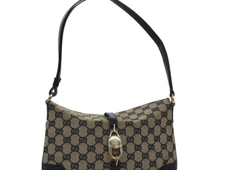 GUCCI Jackie GG Canvas Shoulder Bag Beige 001 4147 yk13038 For Discount