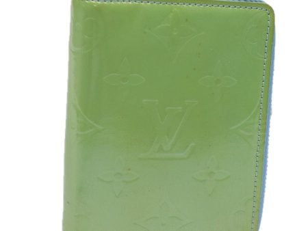 LOUIS VUITTON Monogram Vernis Bloom Wallet Baby Blue M91016  81332 Online