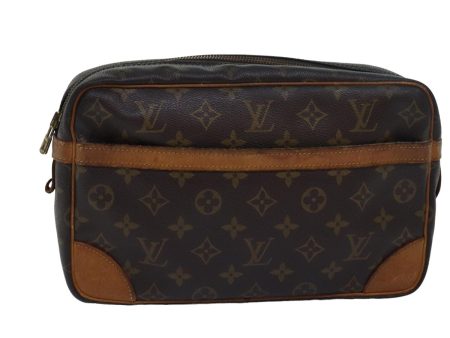 LOUIS VUITTON Monogram Compiegne 28 Clutch Bag M51845  yk13140 For Sale