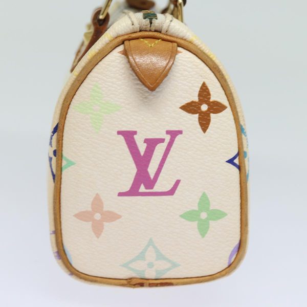 LOUIS VUITTON Monogram Multicolor Mini Speedy Hand Bag White M92645 Auth 79012 Online Hot Sale