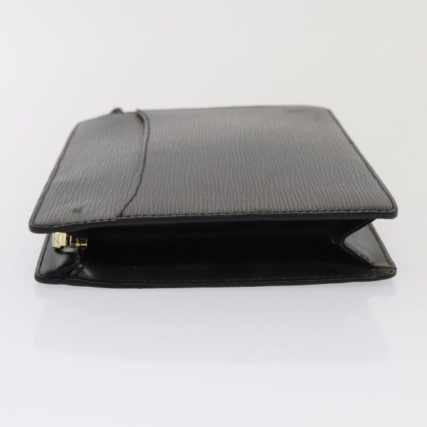 LOUIS VUITTON Epi Pochette Homme Clutch Bag Black Noir M52522  bs15565 Supply