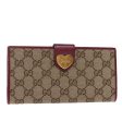 GUCCI GG Canvas Long Wallet Beige 203550 yk12329 For Cheap