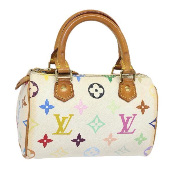 LOUIS VUITTON Monogram Multicolor Mini Speedy Hand Bag White M92645 Auth 79012 Online Hot Sale