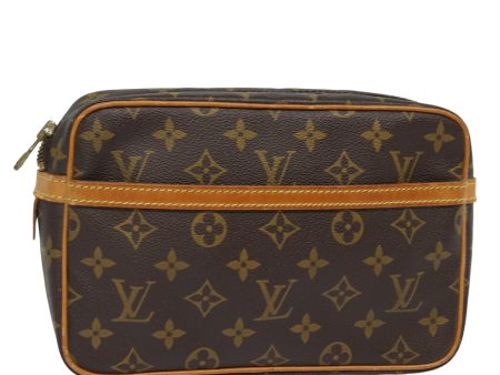 LOUIS VUITTON Monogram Compiegne 23 Clutch Bag M51847  79371 For Sale