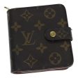 LOUIS VUITTON Monogram Compact Zip Wallet M61667  79897 Discount