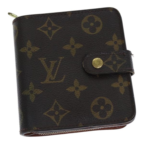 LOUIS VUITTON Monogram Compact Zip Wallet M61667  79897 Discount