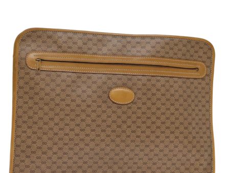 GUCCI GG Supreme Documents case Briefcase PVC Beige 015 399 0282 bs14105 Online Hot Sale