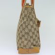 GUCCI GG Canvas Sherry Line Hand Bag Beige Red Brown 019 0402 80606 Sale