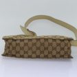 GUCCI GG Canvas Shoulder Bag Beige 120841 bs15248 Fashion