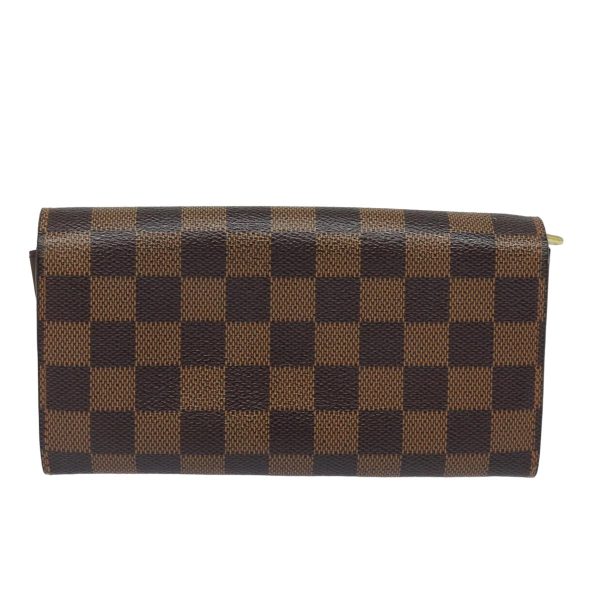 LOUIS VUITTON Damier Ebene Portefeuille Sarah Long Wallet N61734  79300 For Sale