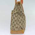 GUCCI GG Canvas Sherry Line Hand Bag Beige Red Brown 019 0402 80606 Sale