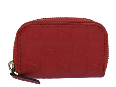 GUCCI GG Canvas Coin Purse Red 324801 80992 Online Sale