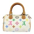 LOUIS VUITTON Monogram Multicolor Mini Speedy Hand Bag White M92645 Auth 79012 Online Hot Sale