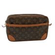 LOUIS VUITTON Monogram Compiegne 28 Clutch Bag M51845  79475 Discount