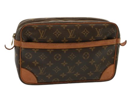 LOUIS VUITTON Monogram Compiegne 28 Clutch Bag M51845  79475 Discount