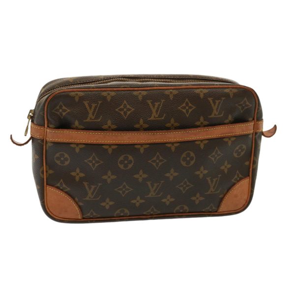 LOUIS VUITTON Monogram Compiegne 28 Clutch Bag M51845  79475 Discount