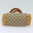 GUCCI GG Canvas Sherry Line Hand Bag Beige Red Brown 019 0402 80606 Sale