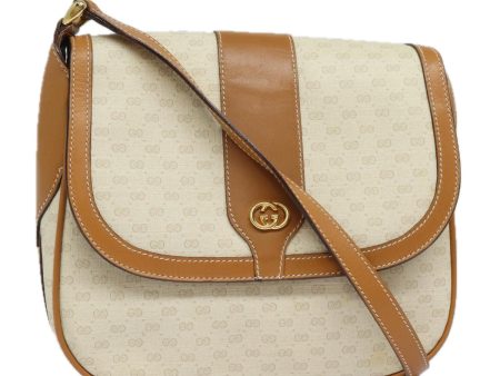 GUCCI Micro GG Supreme Shoulder Bag PVC Leather Beige 001 41 4425 yk13040 For Cheap