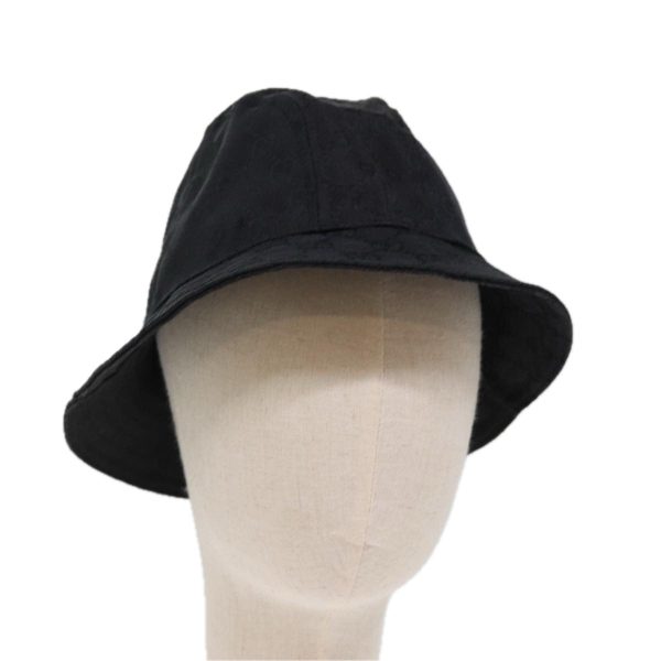 GUCCI GG Canvas Hat L Black yk12541 For Sale