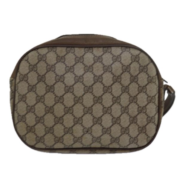 GUCCI GG Supreme Web Sherry Line Clutch Bag PVC Beige Red 89 01 034 th5079 Online Hot Sale