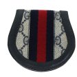 GUCCI GG Supreme Sherry Line Coin Purse PVC Red Navy yk12588 Online Hot Sale