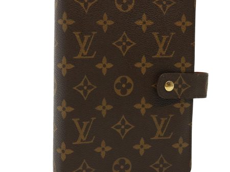 LOUIS VUITTON Monogram Agenda MM Day Planner Cover R20105  fm3538 Sale