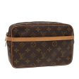 LOUIS VUITTON Monogram Compiegne 23 Clutch Bag M51847  yk13382 Online Sale