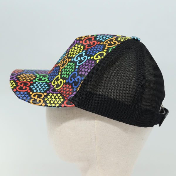 GUCCI GG Psychedelic Cap M Multicolor 517074 77725 For Sale