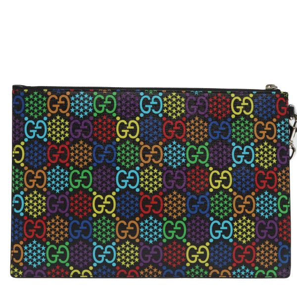 GUCCI GG Psychedelic Clutch Bag Multicolor 601087 90515 Hot on Sale