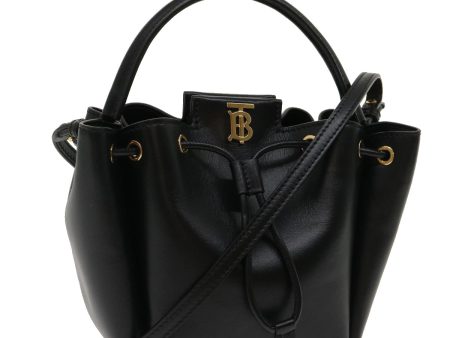 BURBERRY Hand Bag CalfskinLeather 2way BlackNew 29905A Online Sale