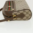 GUCCI GG Canvas Web Sherry Line Shoulder Bag Beige Red Green yk5362 Sale