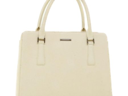 BURBERRY Hand Bag Leather WhiteNew 41346 Fashion