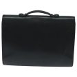 GUCCI Briefcase Leather Black Gold bs18662 Fashion