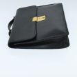 GUCCI Briefcase Leather Black Gold bs18662 Fashion