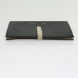 CELINE Wallet Leather Black ar7241 Online now