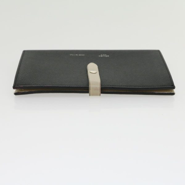 CELINE Wallet Leather Black ar7241 Online now