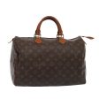 LOUIS VUITTON Monogram Speedy 35 Hand Bag M41524  80444 For Sale