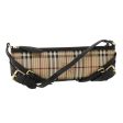 BURBERRY Nova Check Shoulder Bag Canvas Leather BeigeNew 32763A Cheap