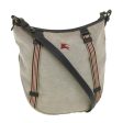 BURBERRY Blue Label Shoulder Bag Canvas GrayNew bs4450 on Sale