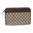 GUCCI GG Supreme Clutch Bag PVC Beige 014 115 6863 bs17950 Cheap